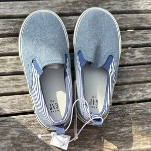 GAP Kids Denim Blue Slip-On Sneakers